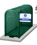 Pro Contractor Grade Heavy Duty Backflow Preventer Security Cage With Lock And Anchor Extra Large green steel cage with 2-year warranty.