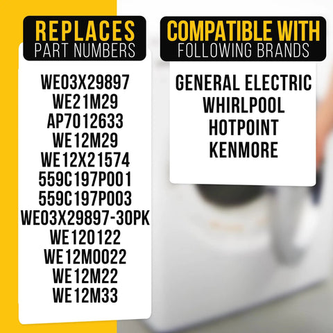Durable Heavy Duty 89.5 Inch Dryer Belt Replacement For GE Whirlpool Hotpoint Kenmore WE03X29897 compatibility chart