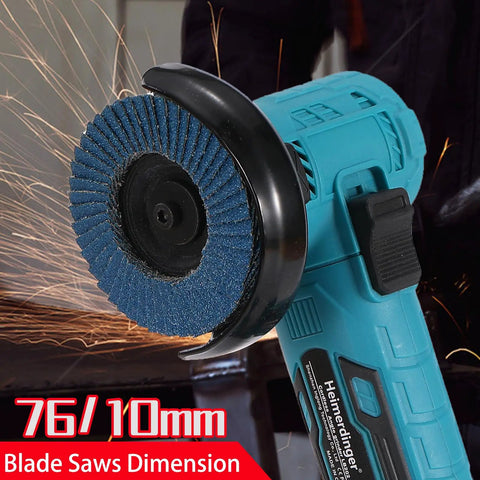 Brushless Mini Angle Grinder Cordless 18V Tool, 19500 RPM Portable Metal Grinding And Cutting, Compact Handheld Cutter, Battery Not Included, Compatible With 18V LXT Batteries