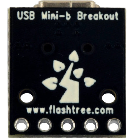 Mini USB Breakout Board Female Connector 5 Pins 0.1 Inch Pitch 150 Mils PCB Converter Board With Straight And 90 Degree Pin Headers
