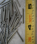 Dowel Pin Set One Sixteenth By Three Quarter Inch Stainless Steel Heavy Duty 25 Pack For Home Projects And Metalworking Durable Corrosion Resistant Fastener Assortment Kit For Multipurpose Hardware Needs, stainless dowel pins beside tape measure