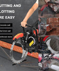 Get Ready To Smash Through Concrete With This Badass 16 Inch Electric Ring Saw, cutting through concrete and red brick walls.