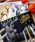 Bold White Gel Pens 0.6mm Fine Point 3 Pack For Artists Sketching And Crafters Opaque White Ink That Pops On Black Paper