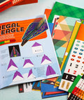 Dope Paper Plane Kit Lets You Fold Learn Fly And Build A Fleet Of 100 Paper Planes With 19 Models Colorful Sheets Custom Designs