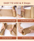 Eco Friendly Honeycomb Packing Paper Roll 15 Inch By 131 Feet Perforated Cushion Wrap steps for packaging fragile items