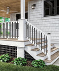 Heavy Duty 61 Pack 36 Inch Flat Straight Deck Balusters With Screws Ready To Go Metal Railing Spindles view on porch railing.