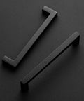 30 Pack Square Cabinet Handles In Matte Black Stainless Steel For Kitchen Drawers, 6 1/4 Inch Center To Center Cabinet Hardware