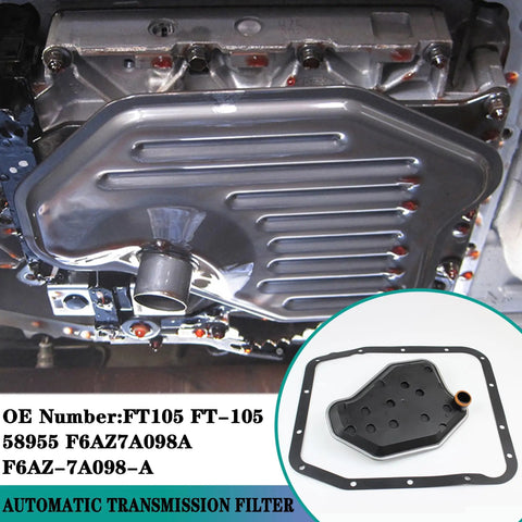 Pro Grade Heavy Duty Automatic Transmission Filter Kit For 4R70W 4R75W And 4R75E showing filter and gasket