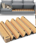 Heavy Duty Couch Cushion Support Board Easily Fixes Sagging Sofa Seats With Smart Adjustable Slats And Safe Rounded Edge Design For Zero Bogus Bounce Back on couch with a cat.