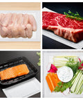 200 Pack Meat Absorbent Pads 4x7 Inch Soaker Pads For Vacuum Sealer Bags Perfect For Fish Poultry And Beef 60 Grams Each
