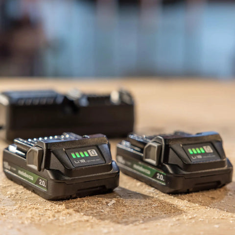 Rechargeable batteries for 18V Cordless 5 Inch Random Orbital Sander With Top Notch Dust Collection, Six Speed Settings, Ultra Lightweight.