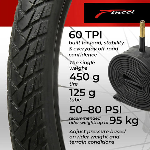 Close-up of 700x35c Foldable Tire Set 37-622 For City Commuter And Hybrid Bikes With 60 TPI Nylon Anti-Puncture Protection display