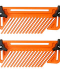 Rock Solid Table Saw Featherboard Replacement For 71553 Fence Keeps Timber Dead Nuts Secure Pack Of 2 Orange Polymer mounts with clamps.