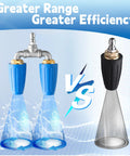 Dual Turbo Nozzle Power Washer With 360 Degree Rotating Jets Delivers 4000 PSI And Four To Six GPM, Twin Turbo Nozzle Tip