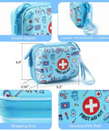 Kid Friendly First Aid Kit 160-Piece Water-Resistant Hard Shell Emergency Set for Travel, Home, School, Car, Camping and Hiking