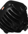 Back view of Xtreme Black 4 Inch Square 5W Wide LED Flood Light With Prime Drive Technology showing heat sink and mount