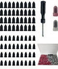 80 Piece Rubber Tire Repair Kit With Screw In Plugs For Quick DIY Tire Puncture Repair On Cars And Motorcycles Spiral Rubber Screws
