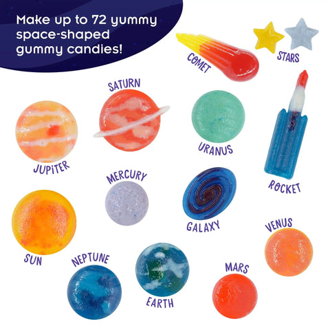 Space Gummy Candy Lab STEM Experiment Kit For Kids Make Space Themed Gummy Pops And Candies Explore Chemistry In Cooking Safe To Eat