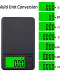 Pocket Scale 1000g x 0.01g Digital Gram Scale For Jewelry, Grab And Go Kitchen And Food Prep, showing multiple unit conversions