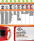 Compatible models for 2 Pack W10112253 Mixer Worm Gear Replacement shown, includes model number label location.