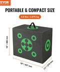All-Side 16x18 Archery Target Block for Outdoor Practice, Portable Bow Target with Carry Handle, Easy Arrow Removal