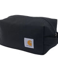 Durable Travel Kit For Real Life Use, Water Resistant Toiletry Bag In Black with zipper and handle, ideal for organizing toiletries