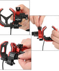 Hands adjusting Drop Away Arrow Rest For Compound Bow Right Hand Micro Adjustable Archery Accessory Red Aluminum Quiet Operation
