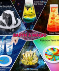 260 Plus Kid-Friendly STEM Science Kit With Hands-On Chemistry Experiments including volcano eruptions and crystal growing