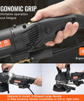 Wet Polisher 800W With Six Variable Speeds And Seven Polishing Kits, ergonomic grip for marble granite tile stone