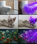 Rechargeable USB 395nm UV Black Light Flashlight Mini Ultraviolet LED Torch detecting stains on surfaces