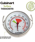 Grill Surface Thermometer For Griddle And Pan Find Hot Spots Fast With Fog Proof Display Dual Wire Handles.