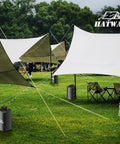 Heavy Duty Canopy Water Weights 88 Lbs Set Of 4 secured on tent legs at an outdoor setting