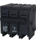 Q390 90 Amp Three Pole QP Circuit Breaker For 240V Systems With 10,000 AIC Interrupting Rating Insta Wire Ready front view
