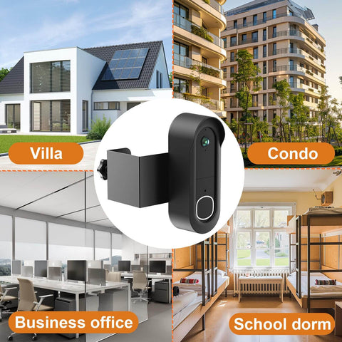 Anti Theft Doorbell Mount For Video Doorbell 2K And HD 2nd Gen No Drill Easy Install Indoor Outdoor Mount With Hidden Screws