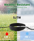 Two Way Power Cord Splitter Cable For 6 Ft Three Prong To Two Outlets Extension Cord With Outlet Saver Y Splitter UL Certified weather-resistant outdoor use