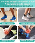Copper Infused Ankle Brace for Women and Men Breathable Ankle Support Sleeve for Plantar Fasciitis and Sprained Ankles, 4 uses shown