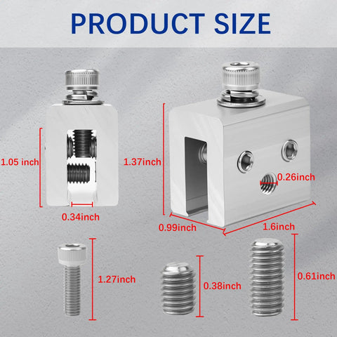 Metal Roof Panel Clamps For Standing Seam Roofs No Drill Non Penetrating Aluminum Brackets With Stainless Steel Screws