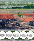 Aerial view of perlite mining site highlighting benefits, used for 10Qt Bulk Horticultural Perlite For Plants 3 To 6mm Organic Soil Conditioner.