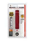 Red LED Flashlight With Five Modes High Strobe Night Light Signal And SOS 172 Lumen Output And 138 Meter Beam sealed packaging