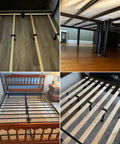 Images of Heavy Duty Adjustable Bed Frame Support Legs Built Tough Straight Up Solid Game Changer Ends Wobbly Slats Center Post Reinforcement Kit.