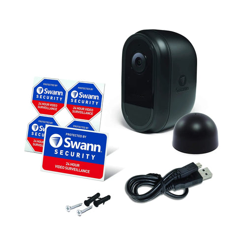 Wire Free 1080p Security Camera For Indoor And Outdoor Use with accessories