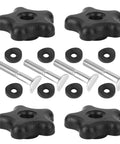 4 Pack Handle Knob And Screw Bolt Washer Kit For Lawn Mowers Snow Blowers And Recycler TimeMaster Replacement Parts Includes 92 2260