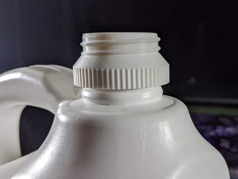 1L White ABS Filter Cap For Floetrol Jug Cap Keeps Paint Clump Free, No Nylons Or Rubber Bands Needed, No Fuss, No Mess
