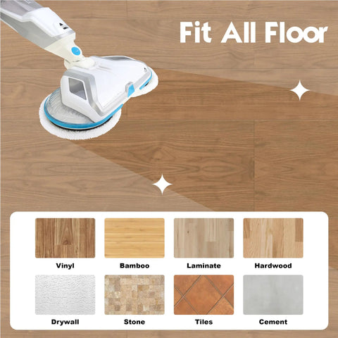 Replacement 8.6 Inch Soft Mop Pads For SpinWave 2039 Series Hard Floor Cleaner 6 Pack Fits various floor types