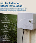 B Hyve Smart Indoor Outdoor Sprinkler Controller 6 Zone App Controlled Smart Controller With Custom Irrigation Schedules