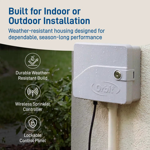 B Hyve Smart Indoor Outdoor Sprinkler Controller 6 Zone App Controlled Smart Controller With Custom Irrigation Schedules