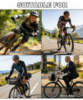 Cyclists on mountain, road, travel, and work bikes for 7 Speed Bike Cassette CS HG200 12 32T Sprocket, smooth shifting on various terrains.