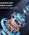 Close-up of the powerful copper motor in the Badass Bench Grinder And Electric Polisher With Lightning Quick Start Motor.