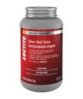 Loctite Silver Anti-Seize lubricant bottle, 8 oz, front view with red label