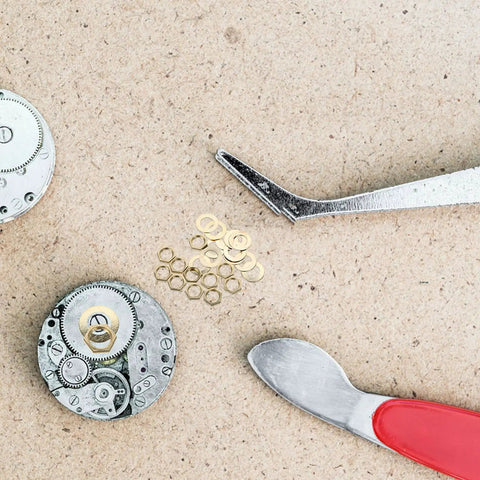 Must-Have Do It Yourself Quartz Clock Nuts And Washers Kit For Wall Clocks Assembly Fixing Hardware Set Replacement Parts For Clock Repair Multipurpose Clock Repair Tools And Accessories Easy Install Durable Clock Mechanism Hardware, brass washers and clock movement parts